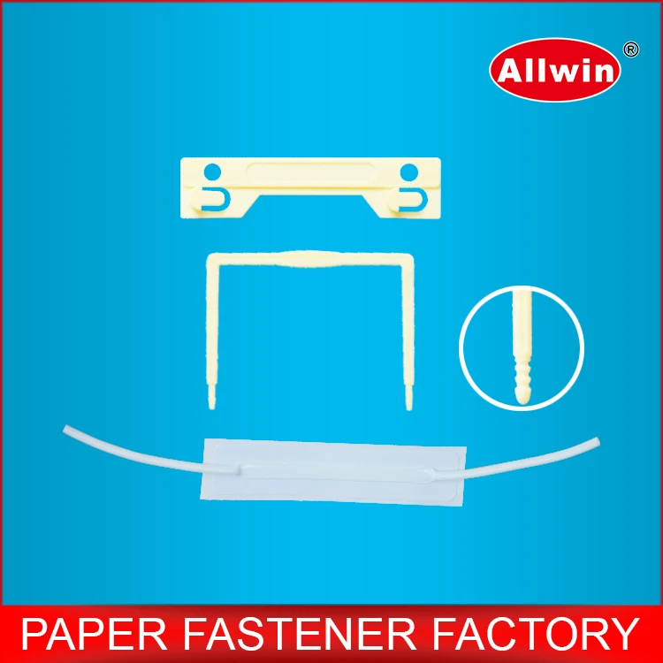 
Adhesive plastic u clip paper fasteners 