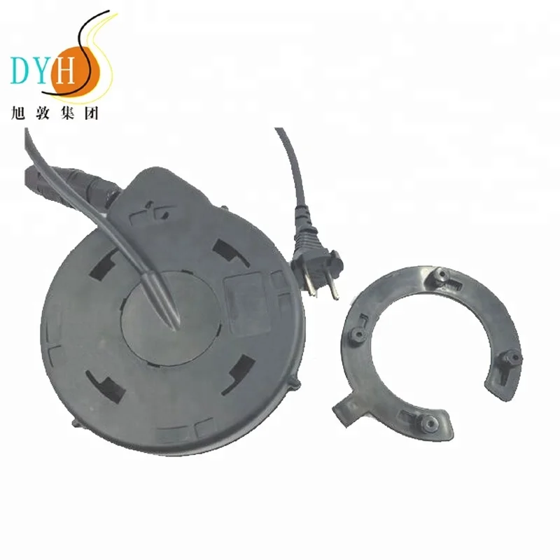 250V power cord automatic one side pull retractable cable reel drum