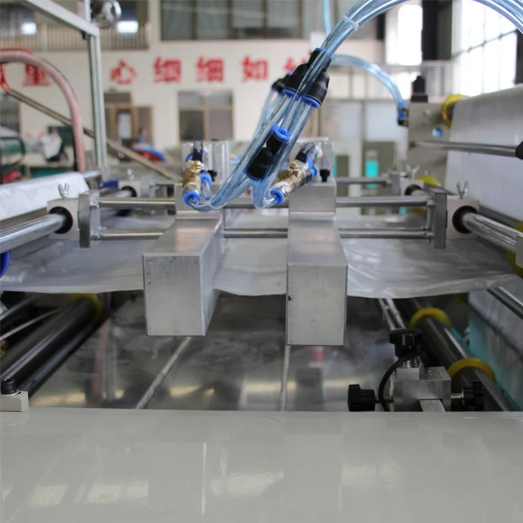 
Poly Plastic Carry Refuse Bag Making Equipment With Holes 