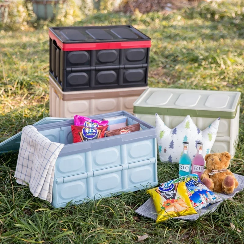 Plastic Storage Box Strong Coloured Collapsible Folding 200l 150l Storage Boxes & Bins Foldable Rectangle Customized Logo Carton