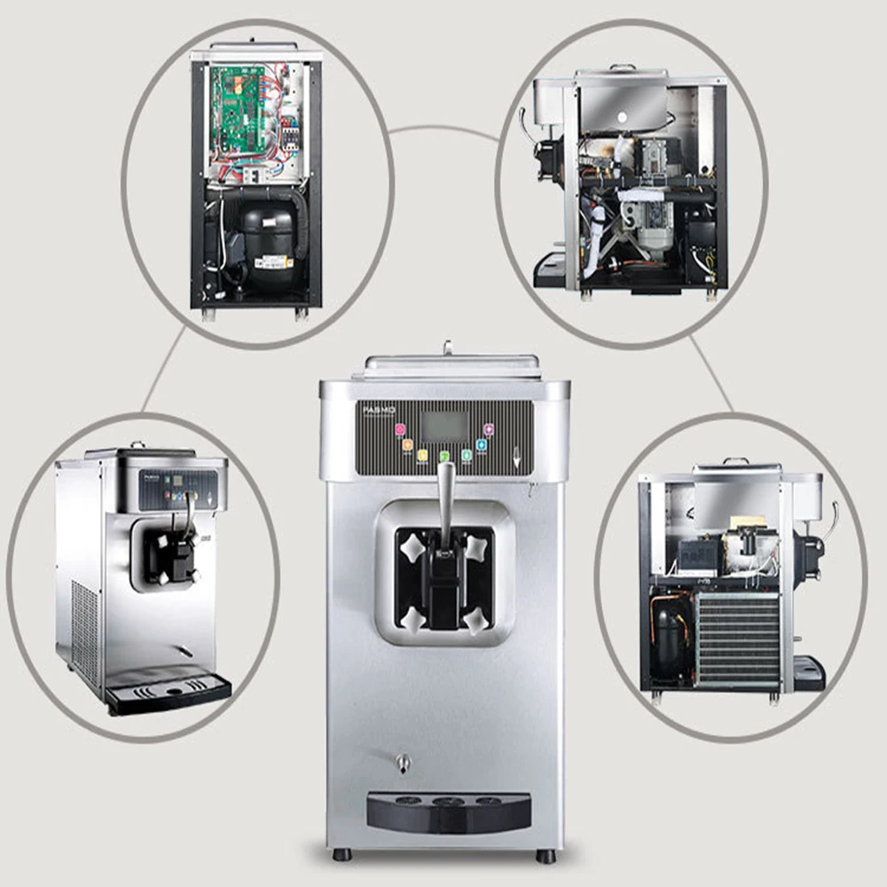 Pasmo S110F italian small soft serve ice cream machines commercial