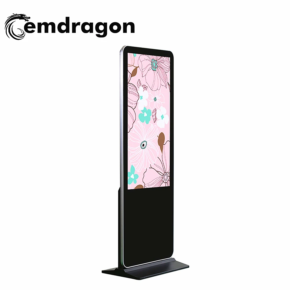 55-дюймовый напольный стенд Digital Signage Lcd-экраны Android-киоск