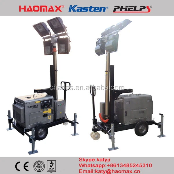 HAOMAX HM8000DS Mobile diesel generator light