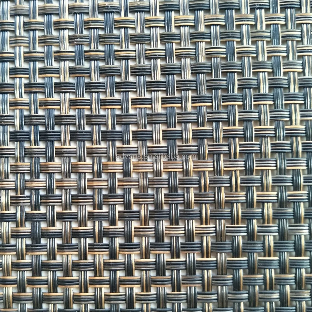 Manufacturer from China Basketweave 4*4 Sling mesh Vinyl Woven Polyester mesh fabric