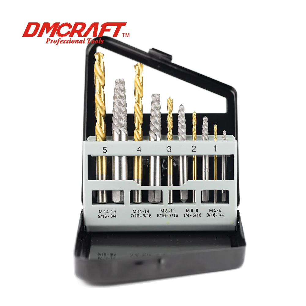 DAMING TOOLS hot sale 10pcs screw extractor set