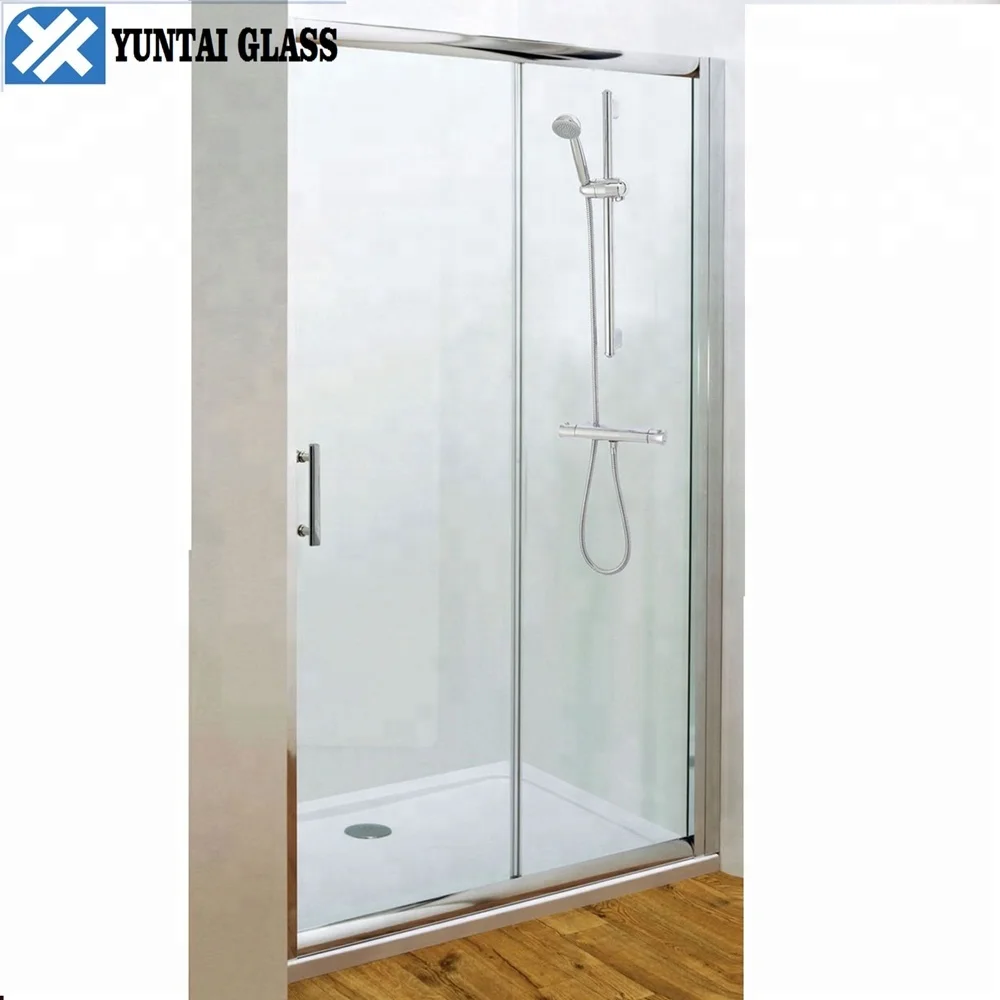 high quality 6mm 8mm 10mm 12mm optiwhite clear frameless folding tempered glass shower cubicles doors with CE