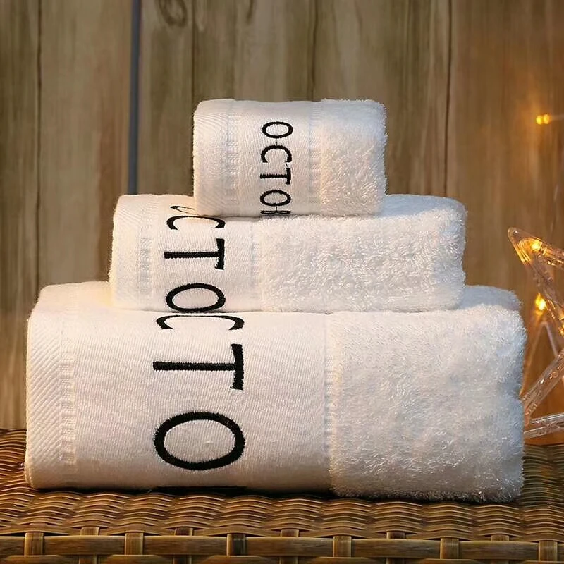 5 stars luxury hotel bath hand face towel , hotel white pool 100% cotton face towel