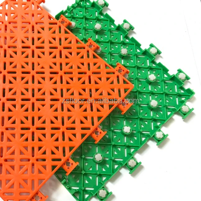 Portable cheap interlocking tennis vinyl pvc flooring tiles