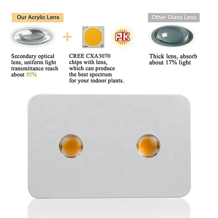 Wholesale Price Full Spectrum CRE CXA3070 COB LED Grow Light for Horticulture Lighting