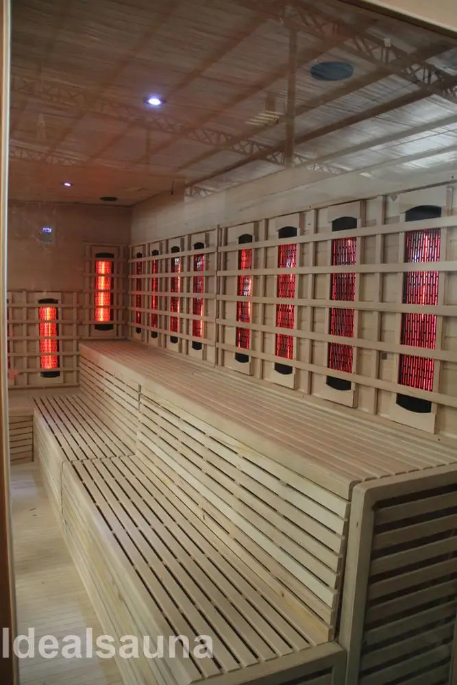 Full  4 Person Salt Stone Infrared Sauna Room