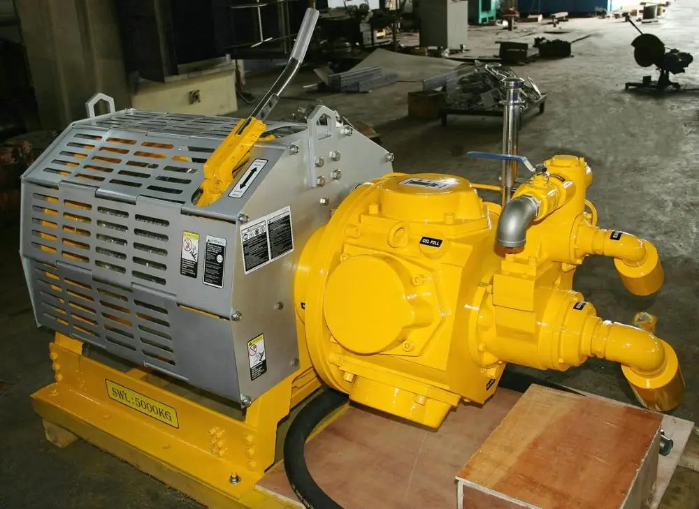 QTH50PKMBG-19-300   boat winch    5 ton pulling winch   offshore drilling air winch