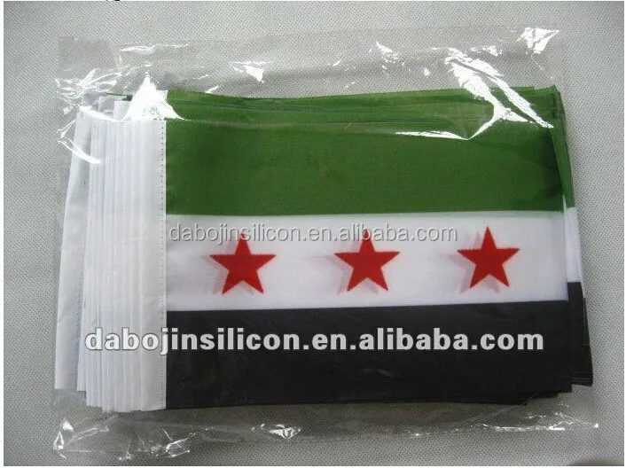 2015 hot sale Syria semaphore flag with all kinds of size