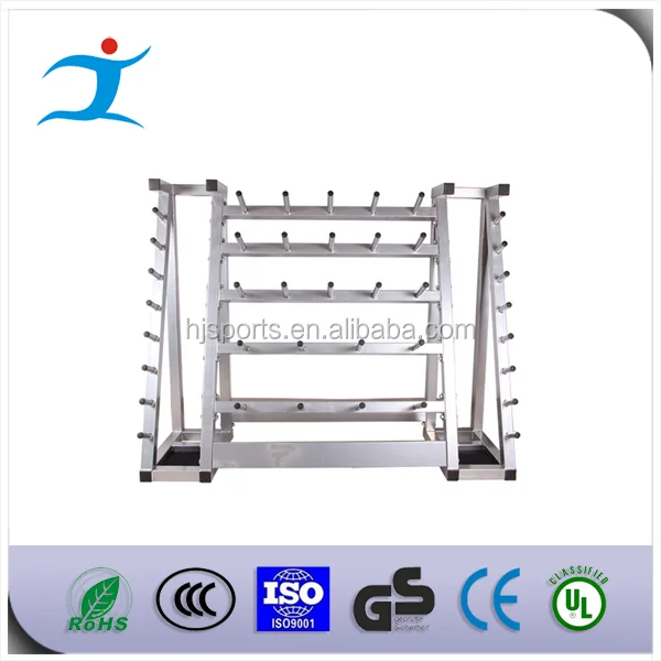 Dumbbell holder training equipment Fixed barbell rack