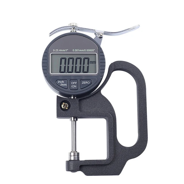 0-25mm Electronic Digital Thickness Gauge 0.001mm Micron thickness indicator digital leather thickness Meter