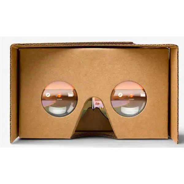 Картонная коробка виртуальной реальности с бесплатным дизайном 3D vr box google