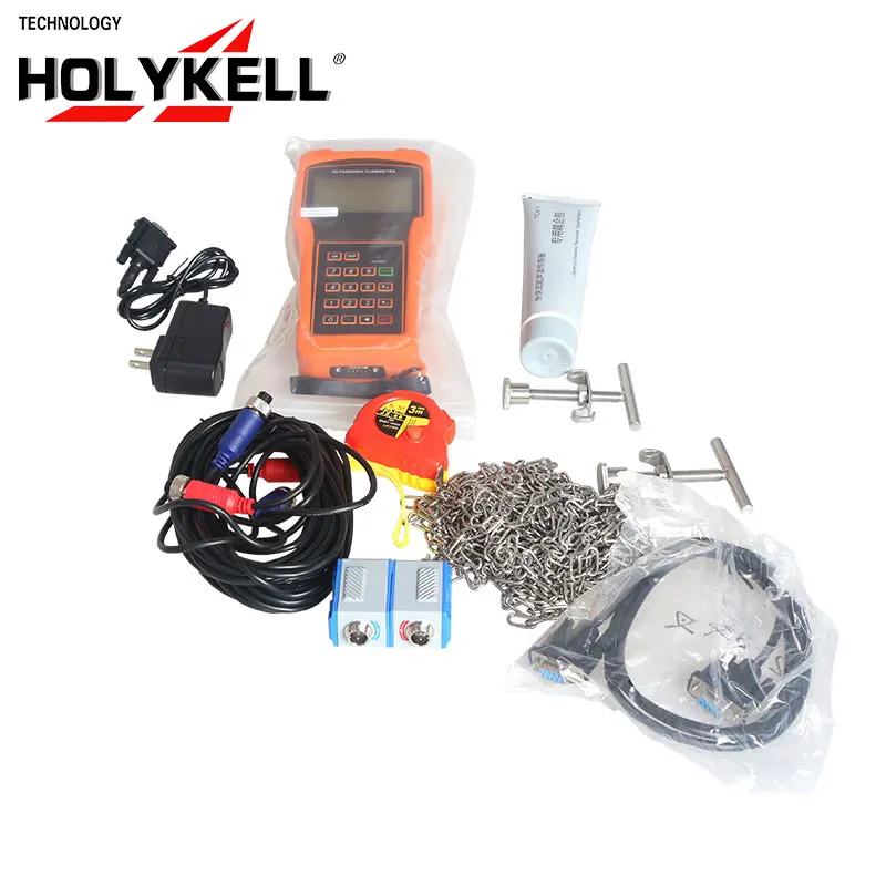 Holykell OEM Handheld Ultrasonic Water Level Sensor with Display