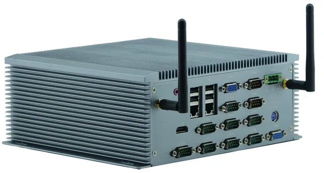 DC 12 В безвентиляторный embedded мини-пк на базе 1037u/i3/i5 процессор и поддержку 10 COM