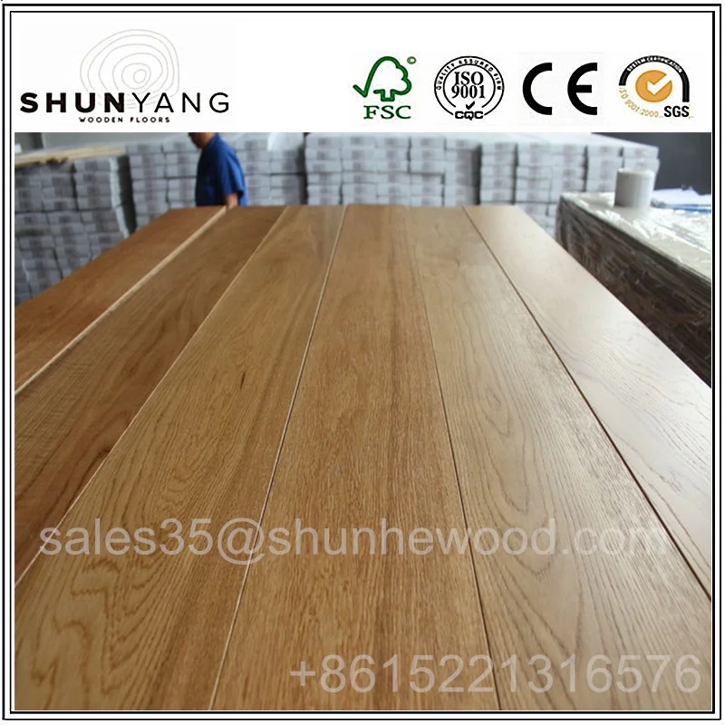 Indoor Usage white oiled 15/4mm brushed multi-layer OAK engineered timber wooden floor