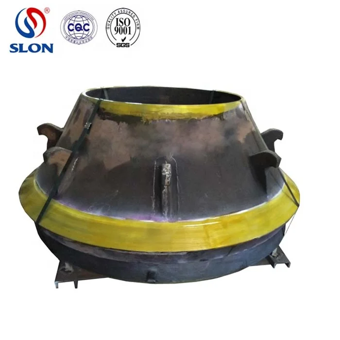 High quality  Mn18Cr2    4 1/4 Std cone crusher spare parts bow liner mantle 5013-6001 and concave