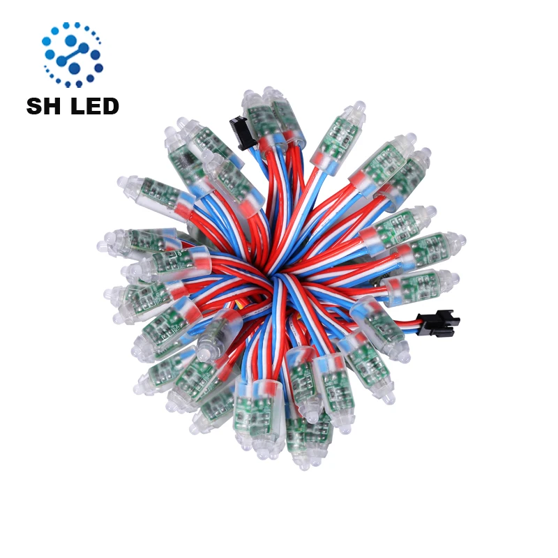 WS2811 DC5V DC12V 12MM Full Color Led Pixel Light String
