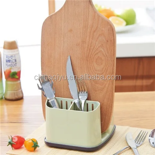 
Kitchen Accessories Multipurpose Plastic Flatware Fork Fpoon Knife Storage Rack 