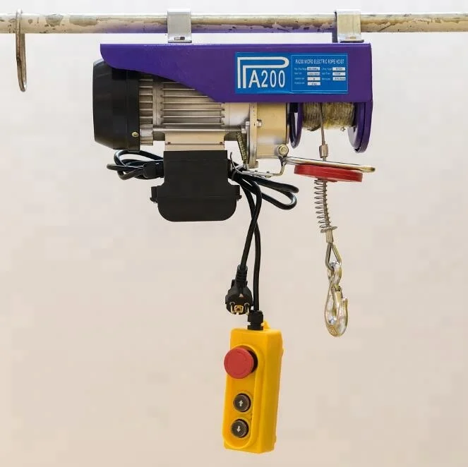 
Latest Wholesale Hoist Lift 1T Micro Electric Wire Hoist 