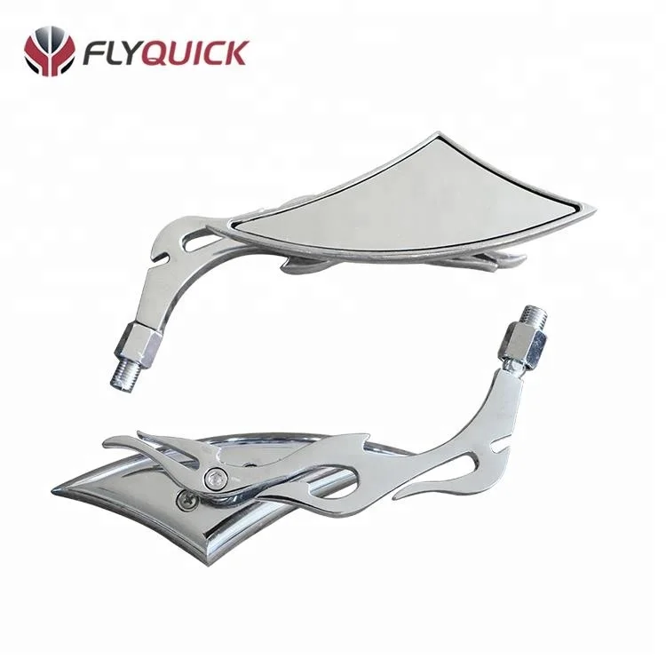 Chrome Motorcycle Modified Rear View Mirrors For Street Sports