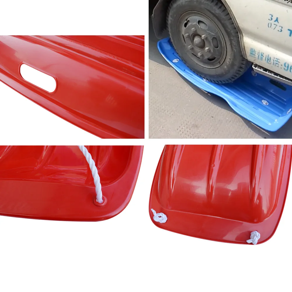 heave duty adults Kids Snow Sled Boat Sledge Glider Toboggan Sliding Outdoor With Rope classic sled