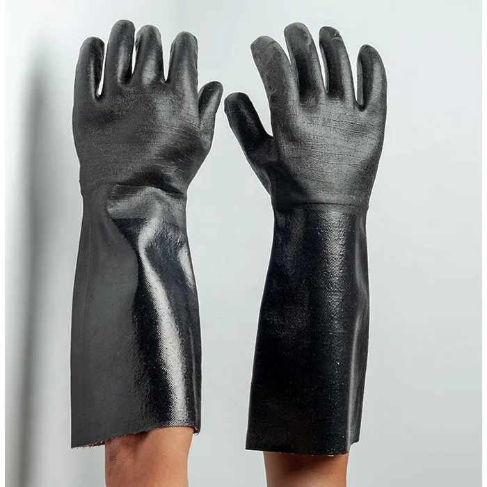 long heat resistant neoprene gloves BBQ gloves grill Gloves
