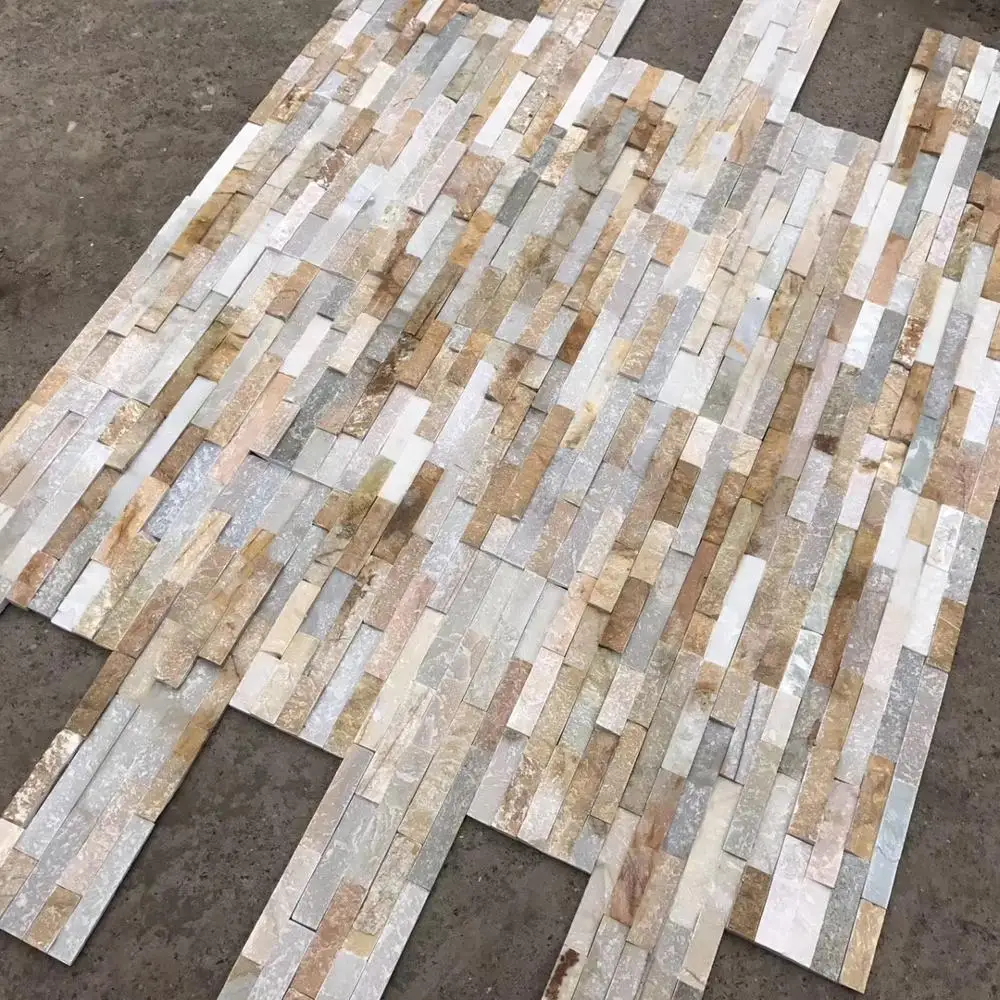 Natural Slate Stone For Interior Wall Panels, Fireplace Tile Stone/