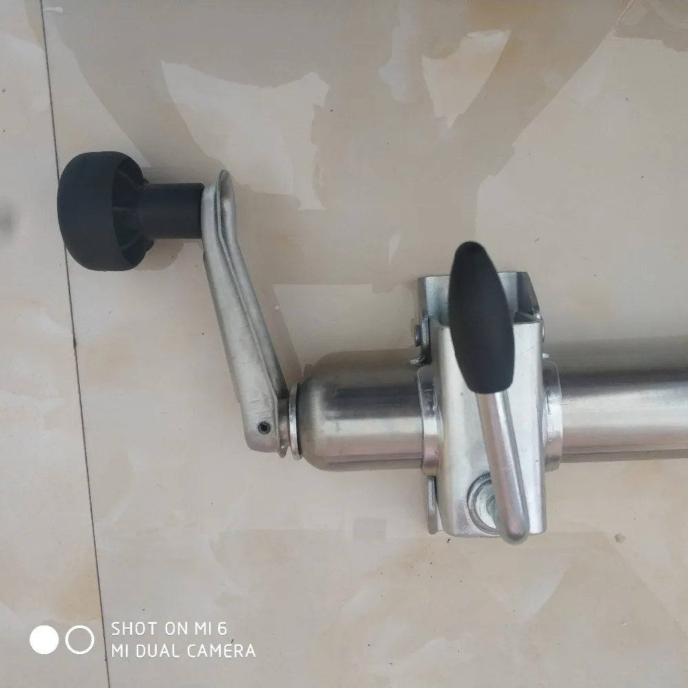 steel material heavy duty trailer jockey wheel 48 MM