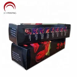 China factory custom print waterproof/waxed seafood food box,frozen fish shrimp box,lobster box with pvc window