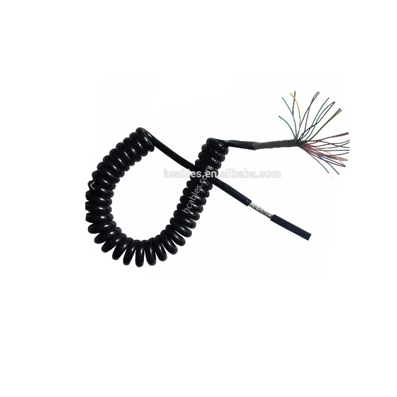 Спиральный шнур 0,75 мм2 из ТПУ и ПВХ