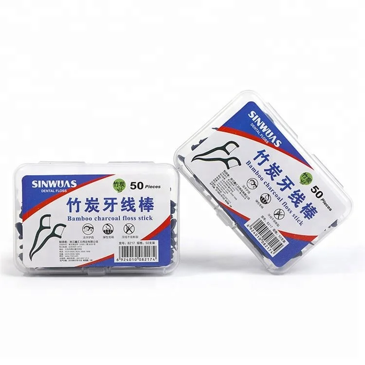 2019 профессиональная одноразовая Нетоксичная черная зубная нить