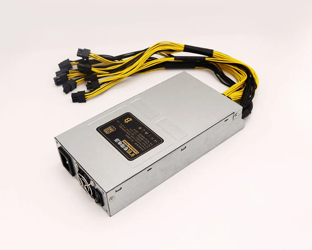 
Manufacture 1800W 90plus PC ATX power supply for S7 S9 L3+ D3 R4 Bitcoin miner 