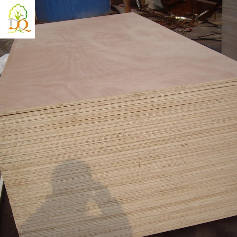 
Linyi factory timber wood furniture use commercial plywood export to Malaysia with holes 