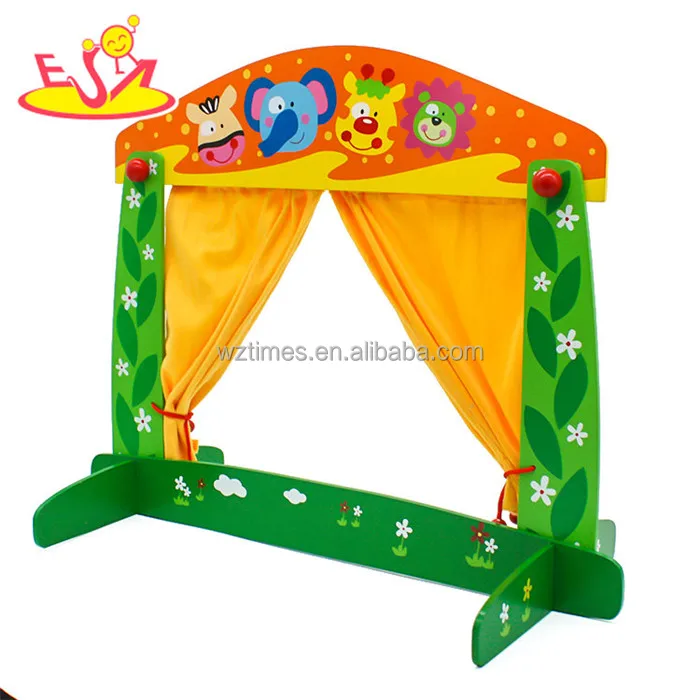wholesale funny kids wooden puppet theatre toy best wooden puppet theatre toy W10D137