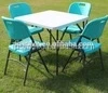 High quality folding plastic fold up camping folding table