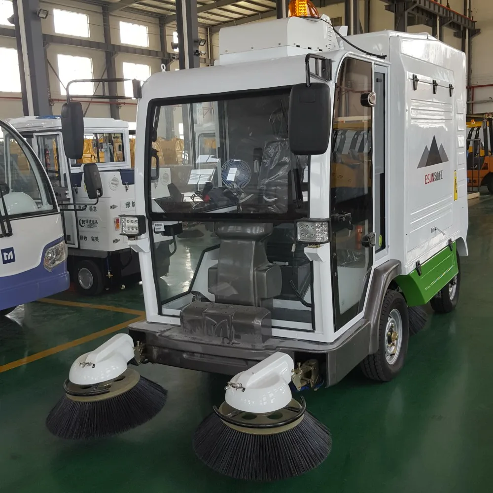 multi-function cleaning car, hydraulic sweeping truck, surface cleaner machine, battery-powered sweeper