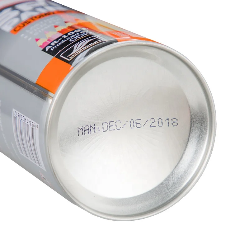 High Quality Automotive Color waterproof acrylic aerosol paint Sample Car Graffiti Spray Paint