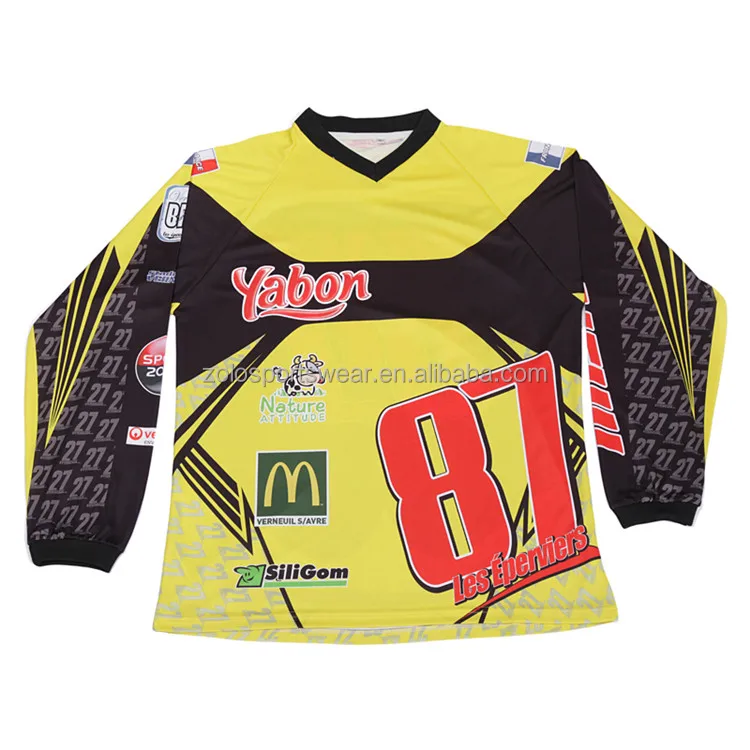 Wholesale Sublimation Motocross Clothing Custom Design Bmx Jersey