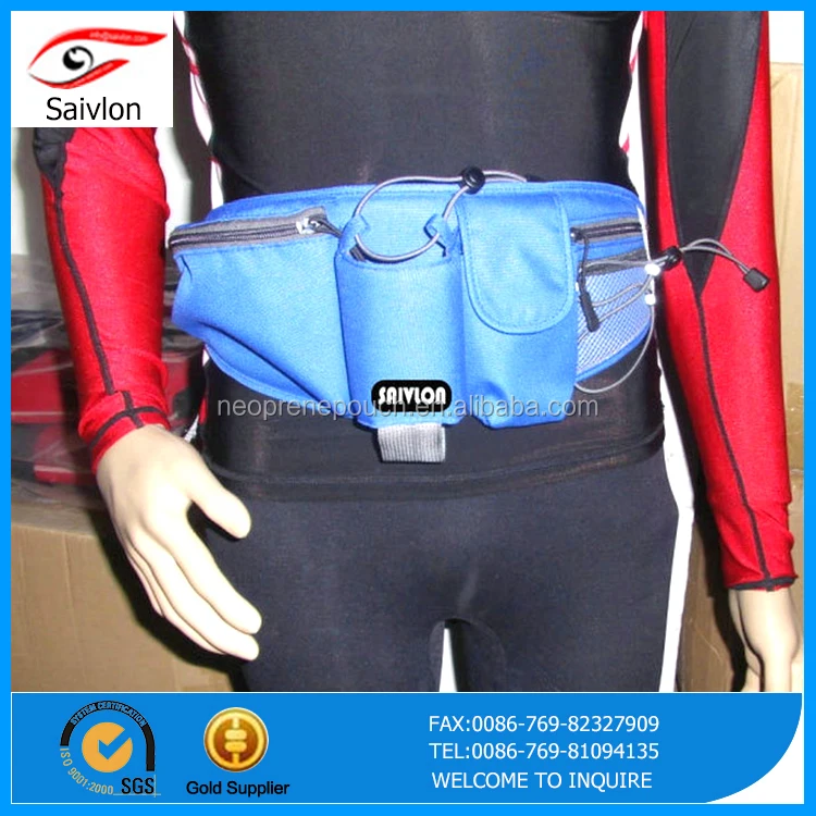 Sport WaistBags Running Belt with Bottle Holder