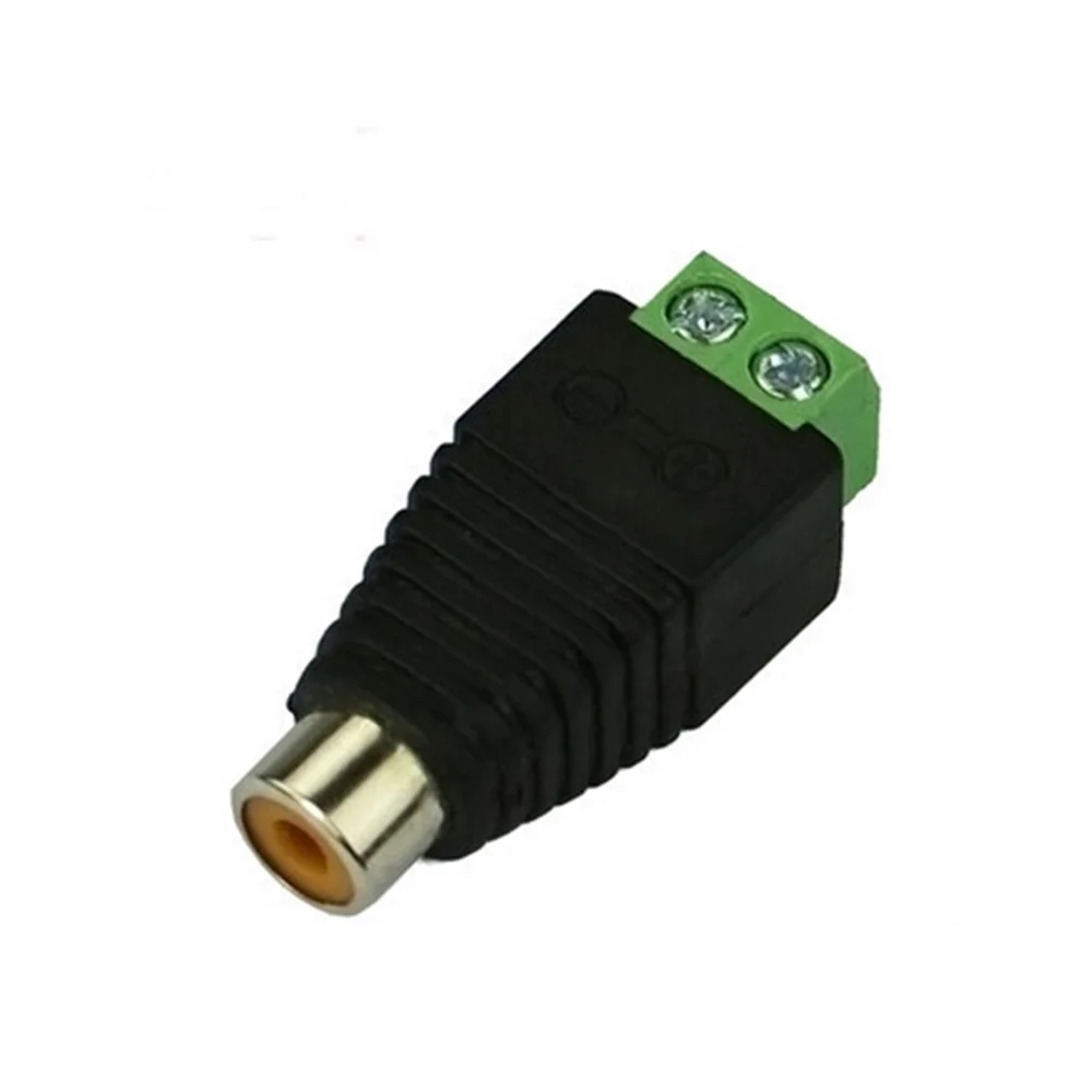 2018 hotsell Price Male Cable Double Female Audio Plug RCA Connector