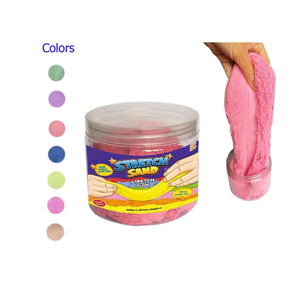 Stress relief magic  fluffy cotton sand 1LB pack  never dries out silicone based conforms to EN71 ASTM F963