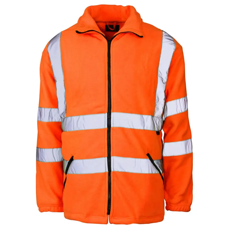 
Защитная флисовая куртка с отражающей лентой 