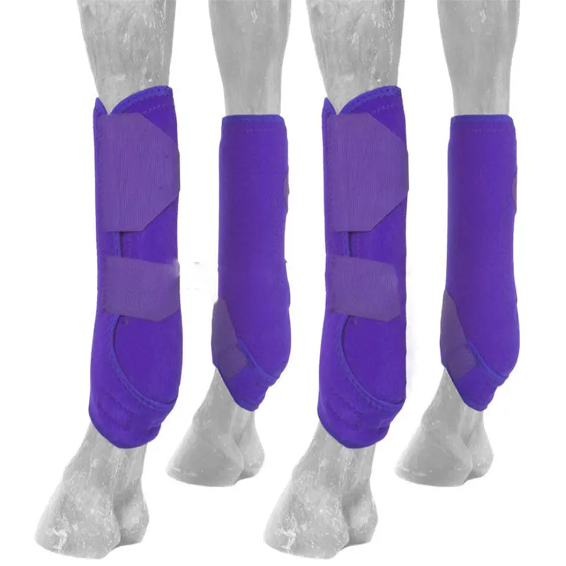 Оптовая продажа, неопреновые спортивные ботинки для лошадей, неопреновые защитные ботинки для ног лошади