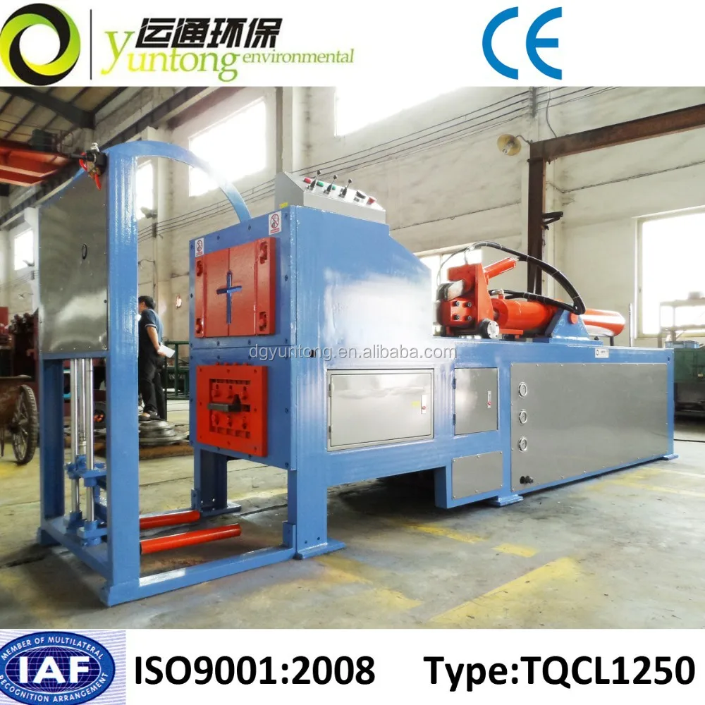 
waste truck and car tires fully automatic PLC controlling recycling system with cheap price in 2015 