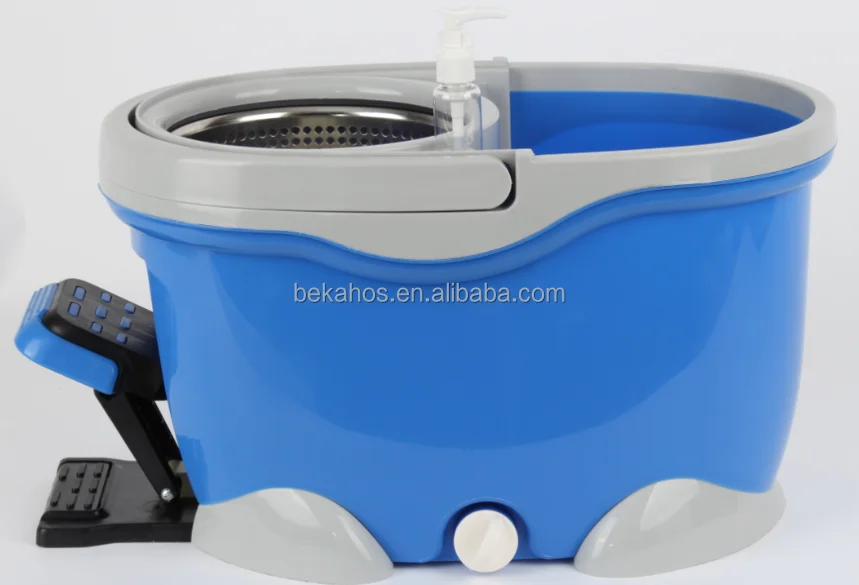4 Drivers cleaning mop with 360 degree spin bucket mop