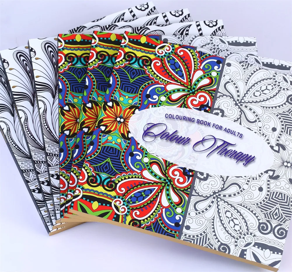 Раскраска с принтом наклеек для взрослых