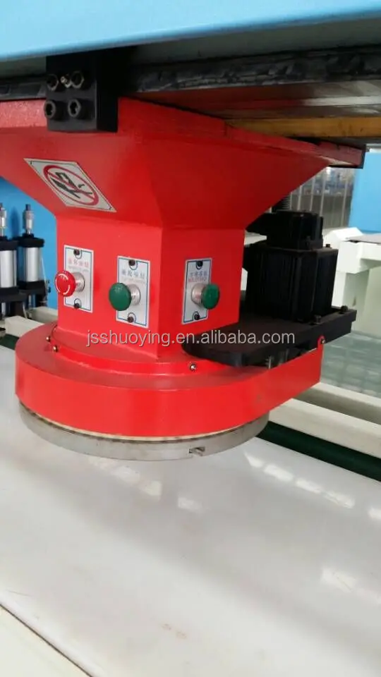 
Soccer ball making machine 